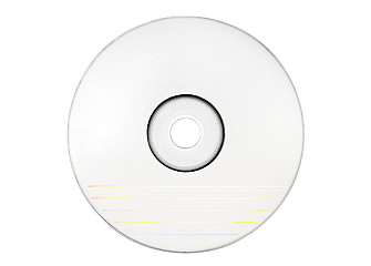 Image showing Disc Labeling - Blank White Disc w/ Path