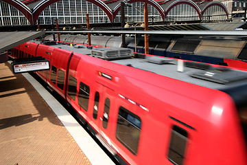 Image showing Train station