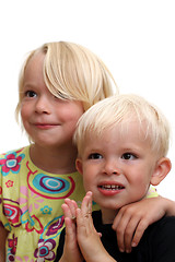 Image showing brother and sister