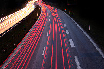 Image showing night traffic