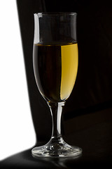 Image showing Glass of vine