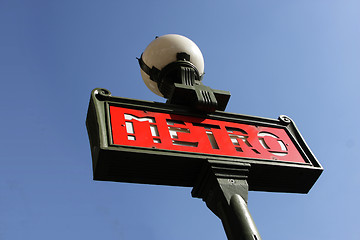 Image showing Metro in Paris