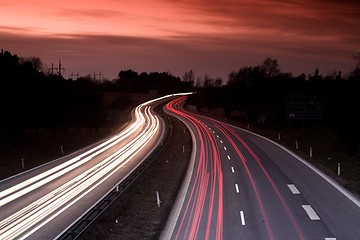 Image showing night traffic