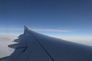 Image showing Airplane wing