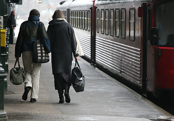 Image showing winter train