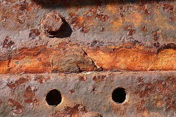 Image showing Rusted metal