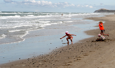 Image showing beach activities