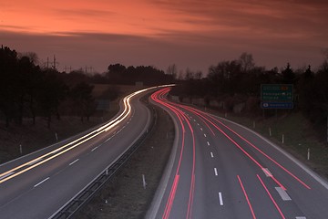 Image showing night traffic