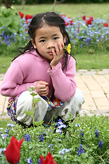 Image showing child flower