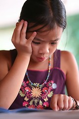 Image showing  child  reading