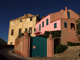 Image showing corsican houses and buildings