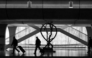 Image showing Airport in Paris Charles de Gaulle