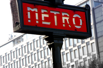 Image showing Metro in Paris