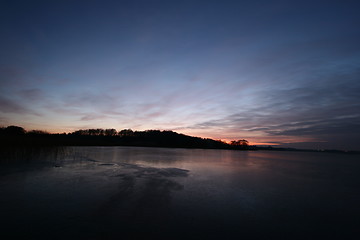 Image showing Sunset landscape