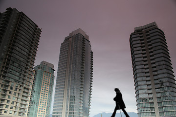 Image showing city street vancouver