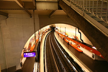 Image showing Metro in Paris