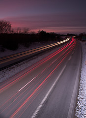 Image showing night traffic