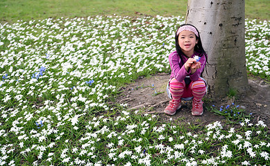 Image showing spring girl