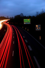 Image showing night traffic