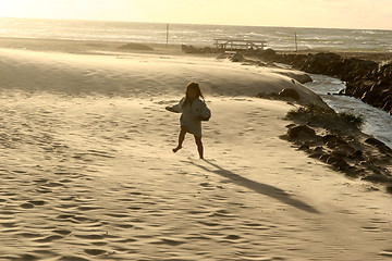 Image showing beach activities