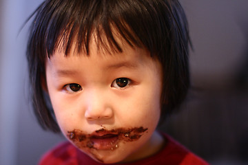 Image showing chocolate eater