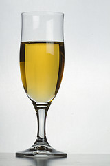 Image showing Glass of vine