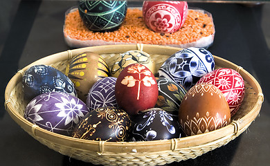 Image showing Easter eggs