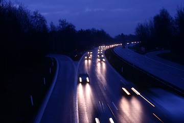 Image showing night traffic