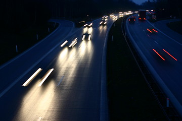 Image showing night traffic