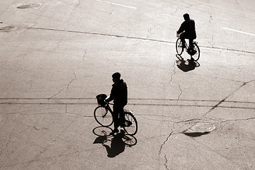 Image showing Biking in bejing