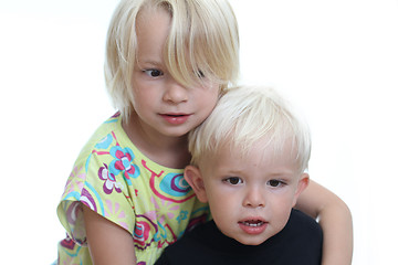 Image showing brother and sister