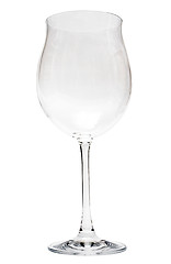 Image showing Empty Wine Glass w/ Path