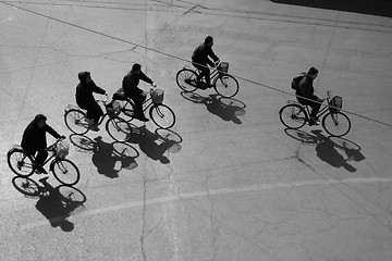 Image showing Biking in bejing