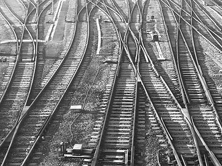 Image showing Railway tracks