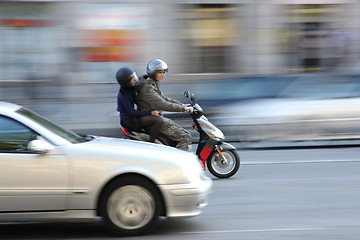 Image showing traffic in paris