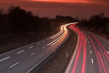 Image showing night traffic