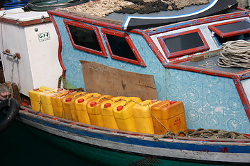 Image showing Boat in the maldives