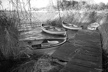 Image showing rowboats