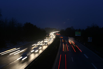 Image showing night traffic