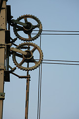 Image showing railways wires