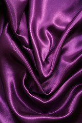 Image showing Smooth elegant lilac silk can use as background 