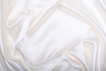 Image showing Smooth elegant white silk