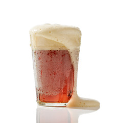 Image showing glass of beer 