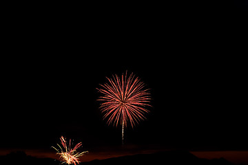 Image showing Firecrackers In The Sky