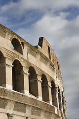 Image showing Side of Stone Coliseum