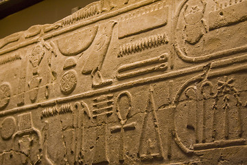 Image showing Egyptian Hieroglyphics