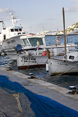 Image showing Fishing Boats in Marina