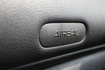 Image showing airbag sign