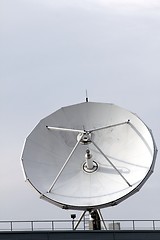 Image showing large satellite dish