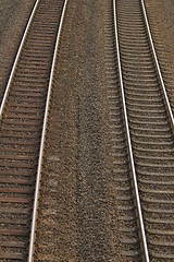 Image showing railway tracks texture